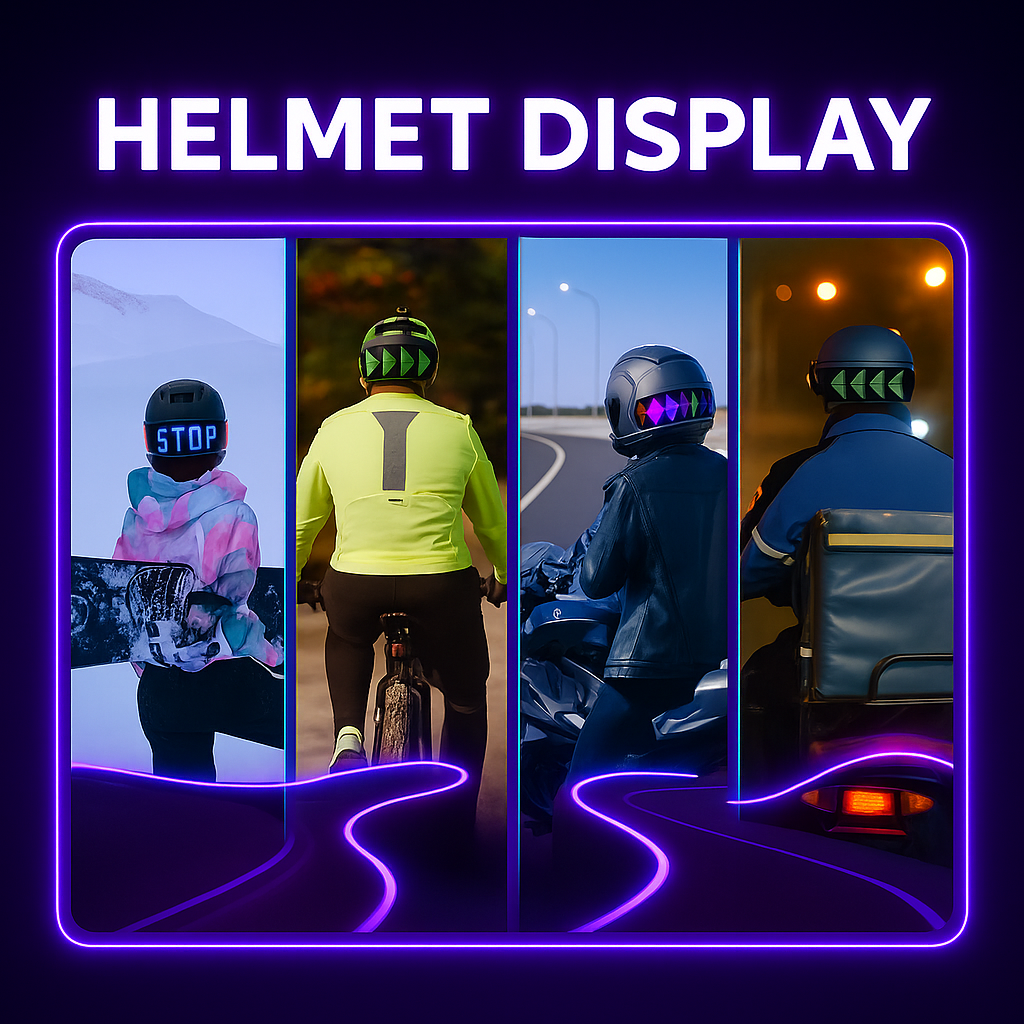 Lighride™ helmet lights
